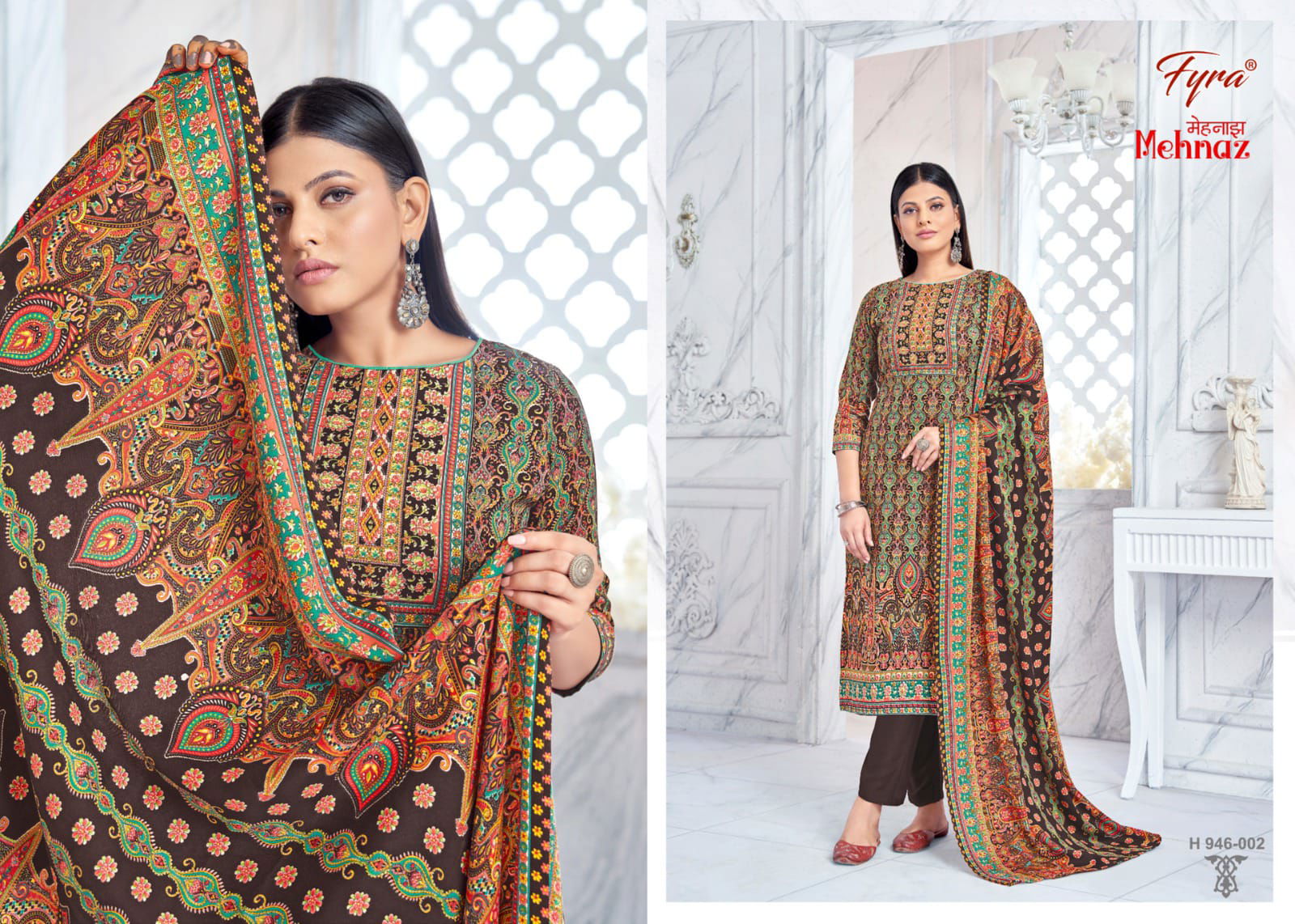 Mehnaz By Alok Suit Pashmina Dress Material Catalog